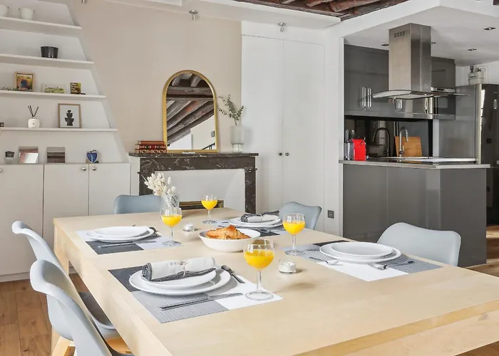 Daire Bnbnova - 2br - Les Halles & Le Marais Paris